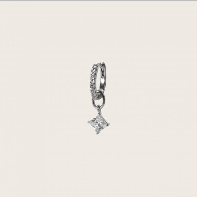 White Zirconia Lati Quattro Earring Charm SJ - CH2375 - CZSif JakobsSJ - CH2375 - CZ