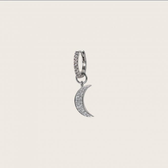 White Zirconia Luna Earring Charm SJ - CH2380 - CZSif JakobsSJ - CH2380 - CZ