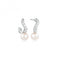 White Zirconia Ponza Creolo Piccolo Earrings SJ - E12350 - PCZSif JakobsSJ - E12350 - PCZ