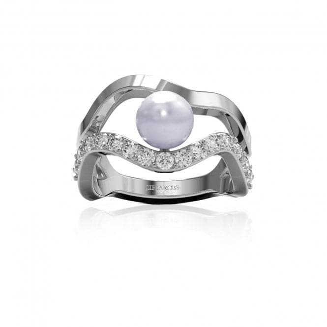 White Zirconia Ponza Ring SJ - R12363 - PCZSif JakobsSJ - R12363 - PCZ - 50