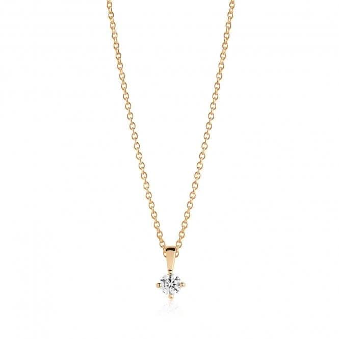 White Zirconia Princess Piccolo Pendant SJ - P4MMRD - CZ - YG - 45Sif JakobsSJ - P4MMRD - CZ - YG - 45