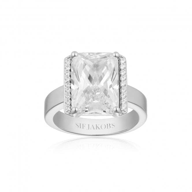 White Zirconia Roccanova Altro Grande Ring SJ - R42267 - CZSif JakobsSJ - R42267 - CZ - 52