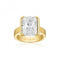 White Zirconia Roccanova Altro Grande Ring SJ - R42267 - CZ - YGSif JakobsSJ - R42267 - CZ - YG - 52