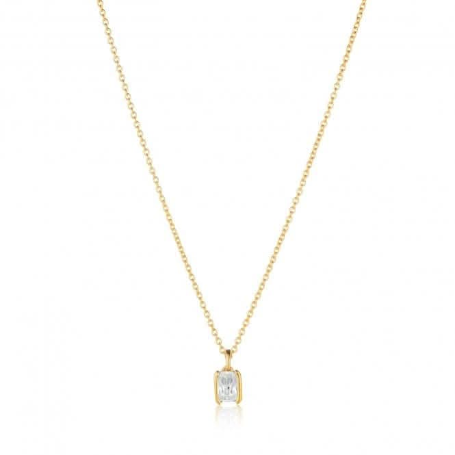 White Zirconia Roccanova Piccolo Necklace SJ - N42260 - CZ - YGSif JakobsSJ - N42260 - CZ - YG
