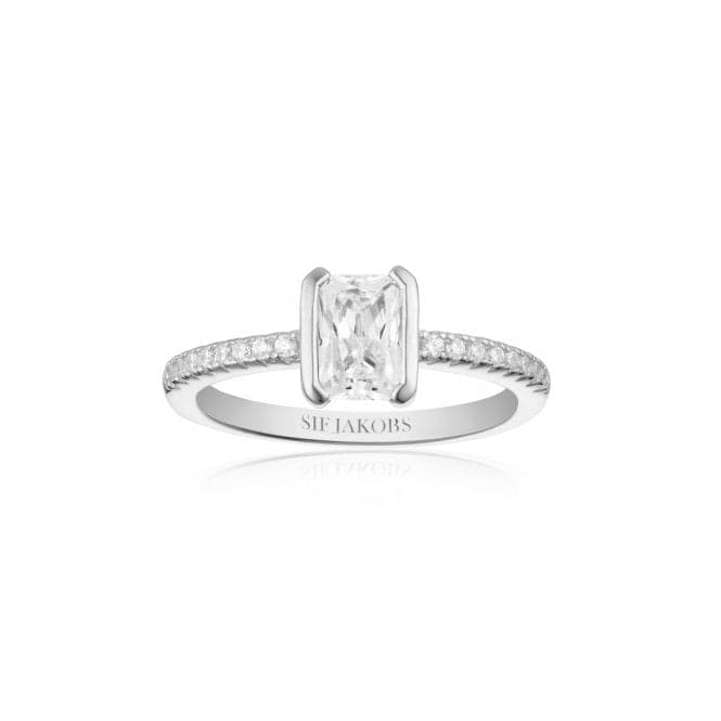 White Zirconia Roccanova Piccolo Ring SJ - R42266 - CZSif JakobsSJ - R42266 - CZ - 50