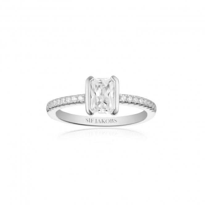 White Zirconia Roccanova Piccolo Ring SJ - R42266 - CZSif JakobsSJ - R42266 - CZ - 50