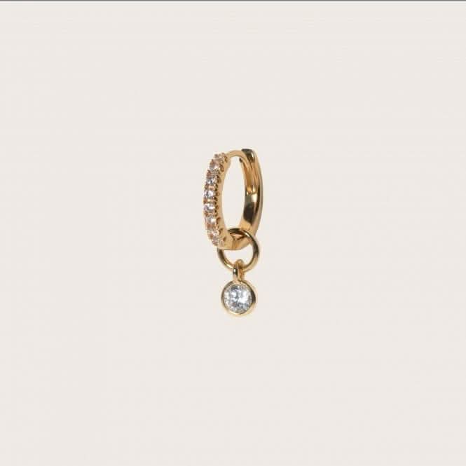 White Zirconia Stella Earring Charm SJ - CH2381 - CZ - YGSif JakobsSJ - CH2381 - CZ - YG