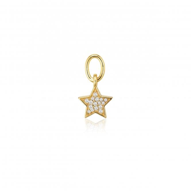 White Zirconia Stella Earring Charm SJ - CH2381 - CZ - YGSif JakobsSJ - CH2381 - CZ - YG