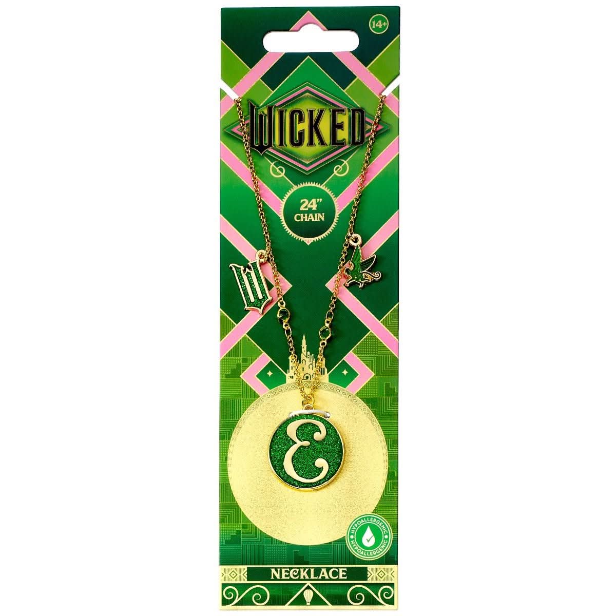 Wicked Elphaba 'E' Icon Necklace WKN00010WickedWKN00010