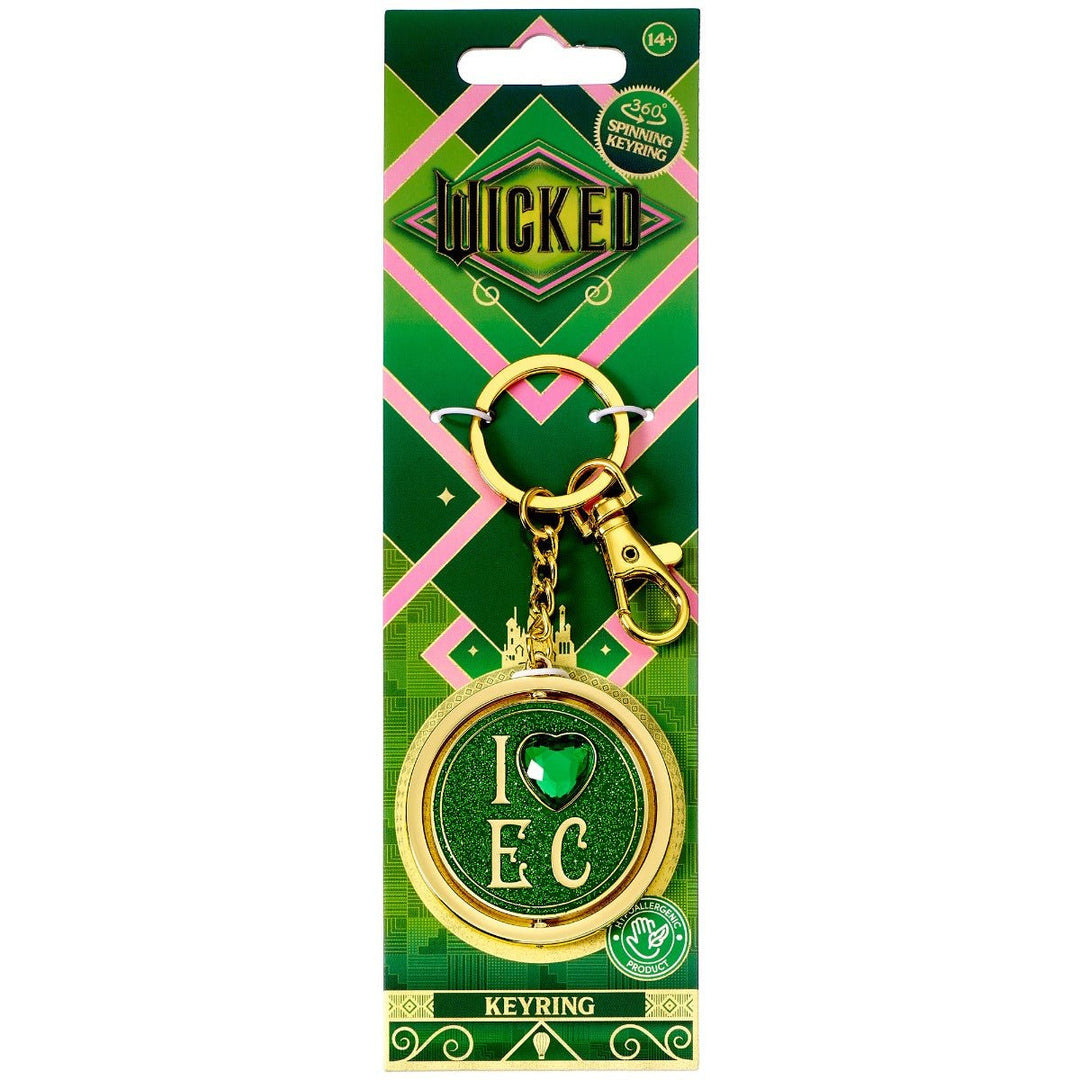 Wicked I love Emerald City Spinning Keyring WKK00001WickedWKK00001