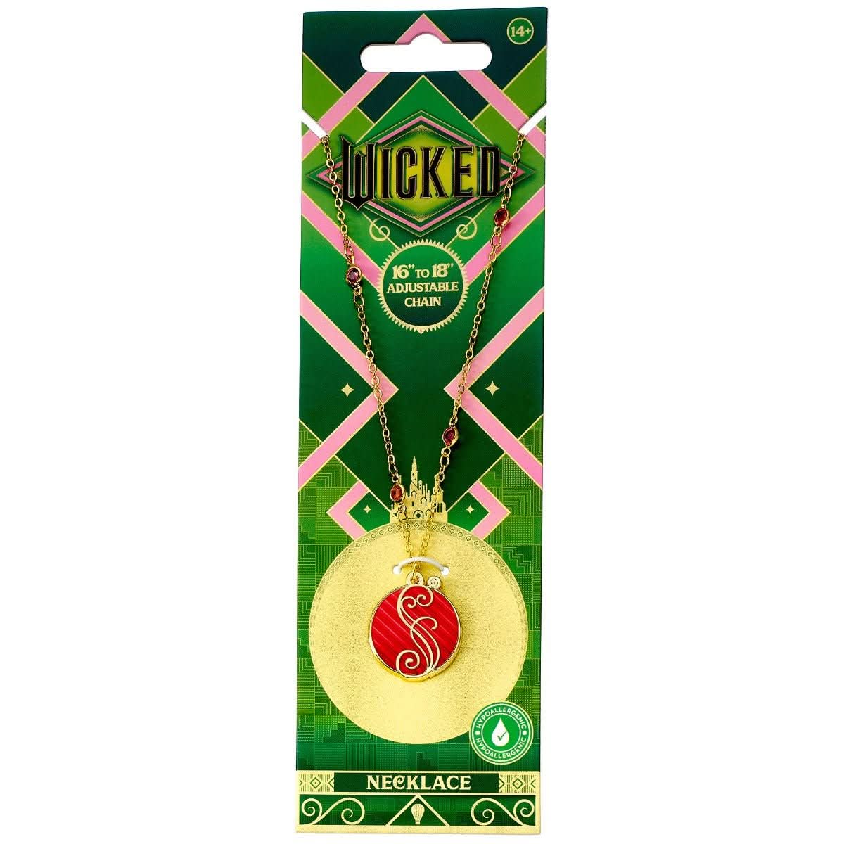 Wicked Pink Shiz Logo Necklace WKN00008WickedWKN00008