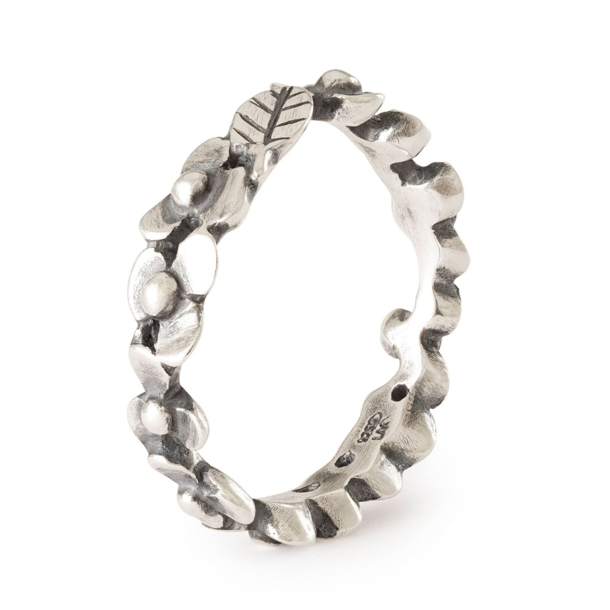 Wildflower Sterling Silver RingTrollbeadsTAGRI - 00550