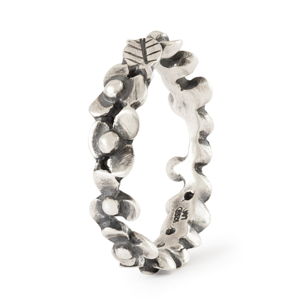 Wildflower Sterling Silver RingTrollbeadsTAGRI - 00550