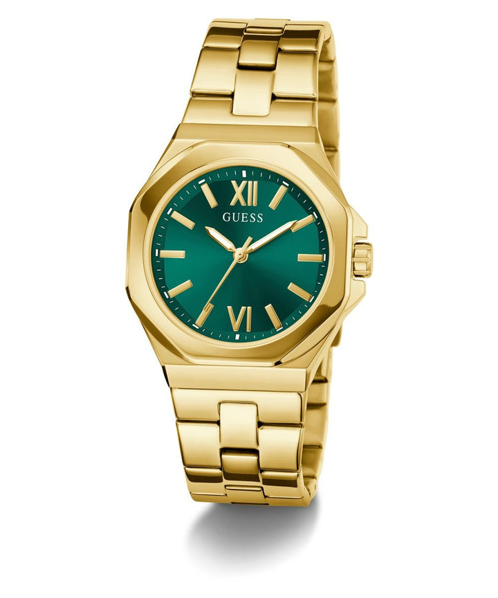 Women's Gold Green Empress Watch GW0873L2Guess WatchesGW0873L2