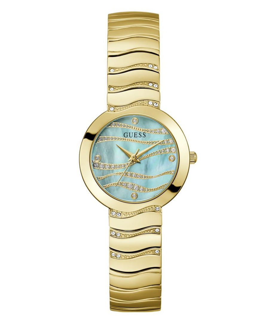 Women's Gold Green Laguna Watch GW0871L2Guess WatchesGW0871L2