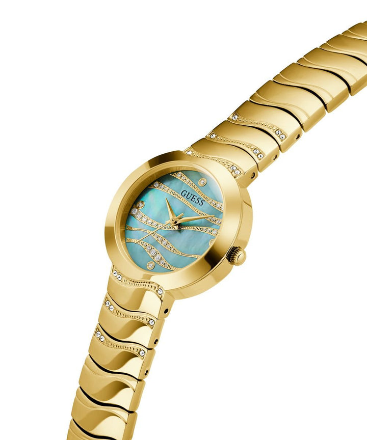 Women's Gold Green Laguna Watch GW0871L2Guess WatchesGW0871L2