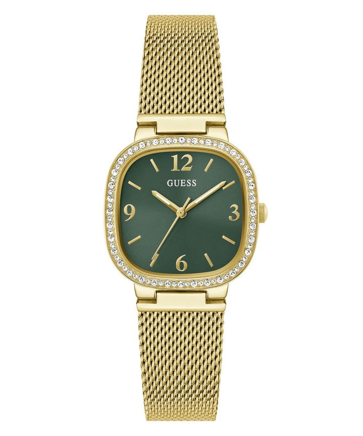 Women's Gold Green Tapestry Watch GW0354L5Guess WatchesGW0354L5