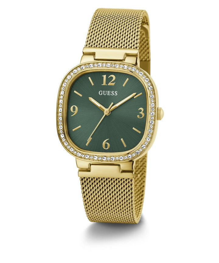 Women's Gold Green Tapestry Watch GW0354L5Guess WatchesGW0354L5