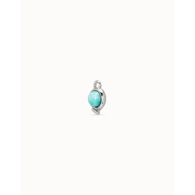 Wow! Charm Turquoise Natural Stone Charm PiercingUNOde50CHP0040AZUMTL0U