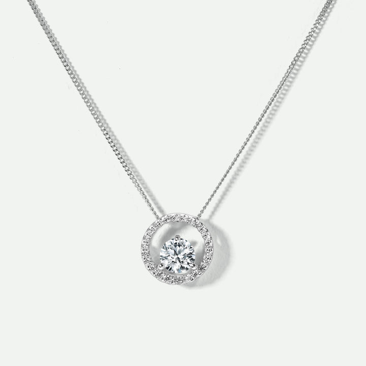 Wynn | 9ct White Gold 0.65ct tw Lab Grown Diamond NecklaceCreated BrillianceBA0074465