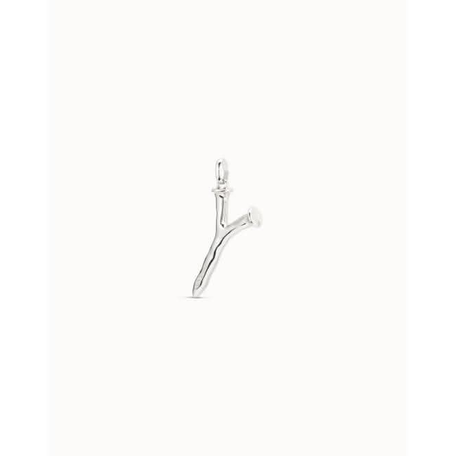 Gimme A Letter Y Large Silver Metal Charm CHA0025MTL0000U