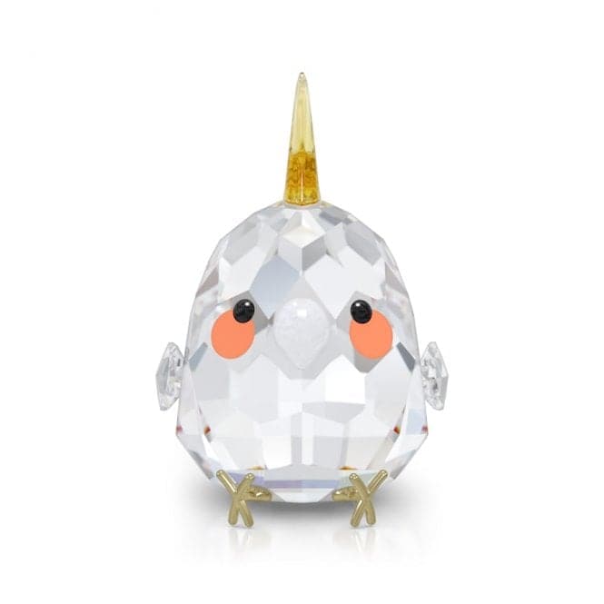 Yellow Cockatiel White Crystal Sculpture 5644845Swarovski5644845