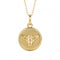 Yellow Gold Bee Medal Pendant GP2341Elements GoldGP2341