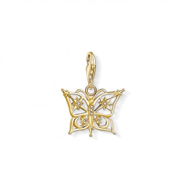 Yellow Gold Butterfly Charm Pendant 1853 - 414 - 14Thomas Sabo Charm Club1853 - 414 - 14