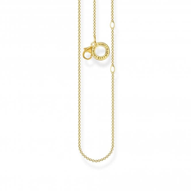 Yellow Gold Charming Chain Necklace 45cm X0278 - 413 - 39 - L45vThomas Sabo Charm Club CharmingX0278 - 413 - 39 - L45v