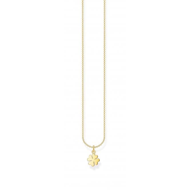 Yellow Gold Cloverleaf Necklace 45cm KE2037 - 413 - 39 - L45vThomas Sabo Charm Club CharmingKE2037 - 413 - 39 - L45v