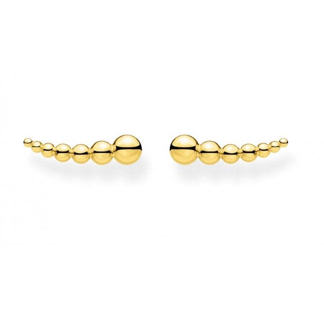 Yellow Gold Dot Ear Climbers H2156 - 413 - 39Thomas Sabo Charm Club CharmingH2156 - 413 - 39