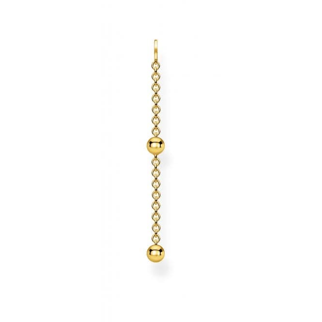 Yellow Gold Dot Earring Chain Pendant EP013 - 413 - 39Thomas Sabo Charm ClubEP013 - 413 - 39