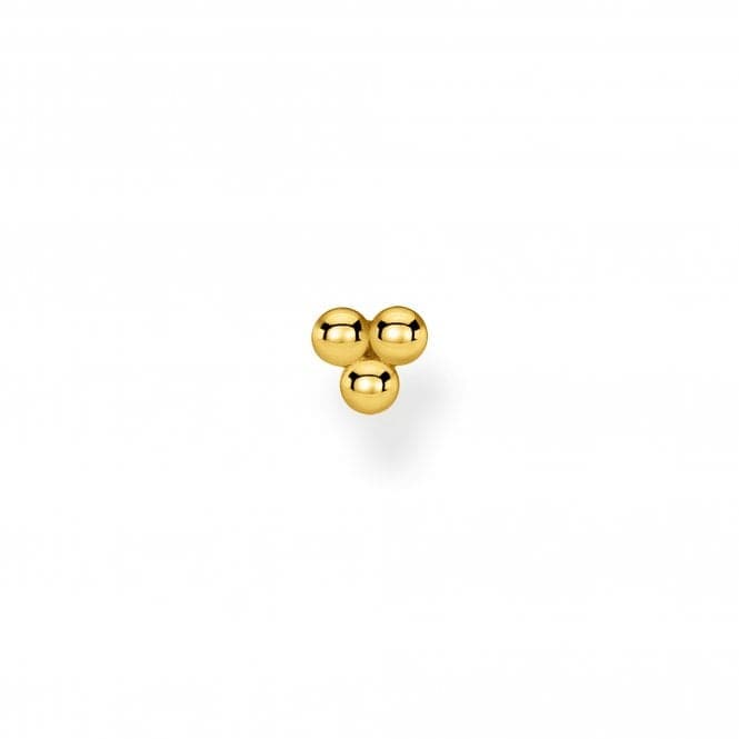Yellow Gold Dot Single Ear Stud H2140 - 413 - 39Thomas Sabo Charm Club CharmingH2140 - 413 - 39