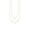 Yellow Gold Double Layer Multicolour Stone Necklace 45cm KE2078 - 488 - 7 - L45vThomas Sabo Charm Club CharmingKE2078 - 488 - 7 - L45v