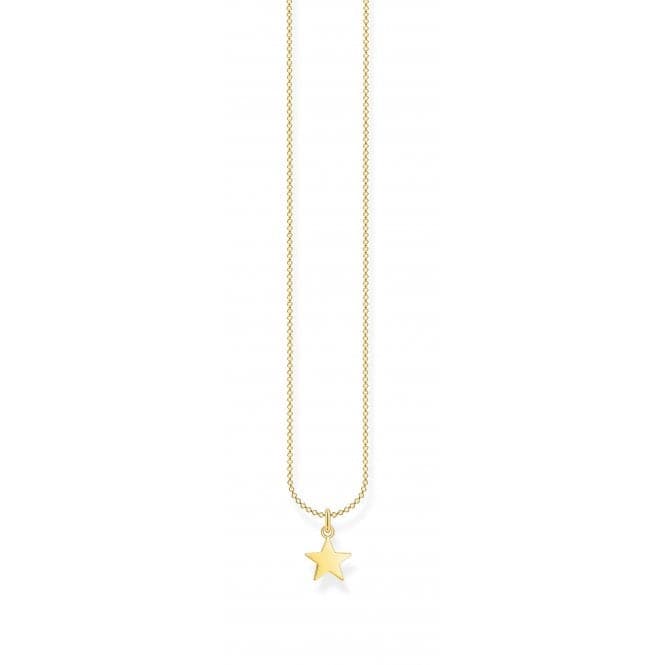 Yellow Gold Moon Necklace 45cm KE2053 - 413 - 39 - L45vThomas Sabo Charm Club CharmingKE2053 - 413 - 39 - L45v