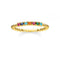 Yellow Gold Multicolour Dot Stacking Ring TR2323 - 488 - 7Thomas Sabo Charm Club CharmingTR2323 - 488 - 7 - 48