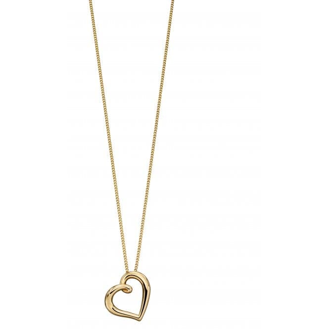 Yellow Gold Organic Heart Pendant GP2173Elements GoldGP2173