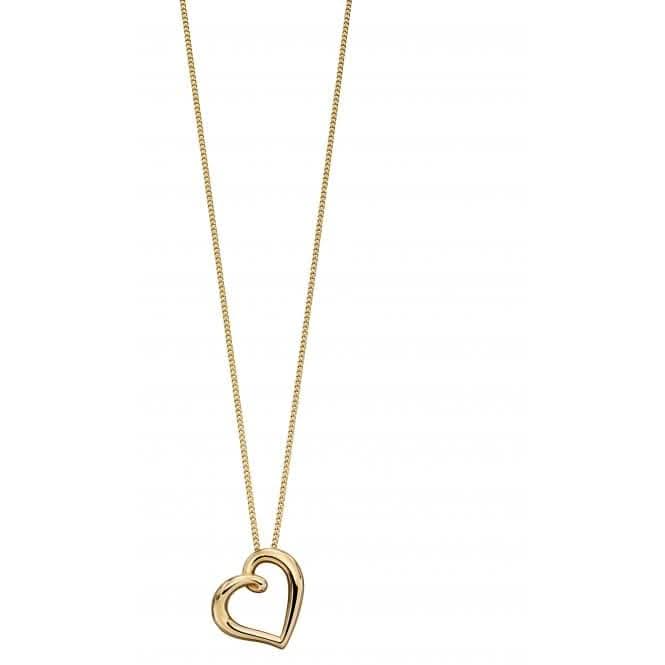 Yellow Gold Organic Heart Pendant GP2173Elements GoldGP2173