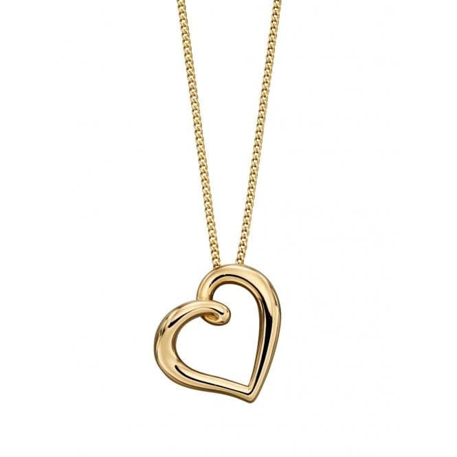 Yellow Gold Organic Heart Pendant GP2173Elements GoldGP2173