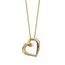 Yellow Gold Organic Heart Pendant GP2173Elements GoldGP2173