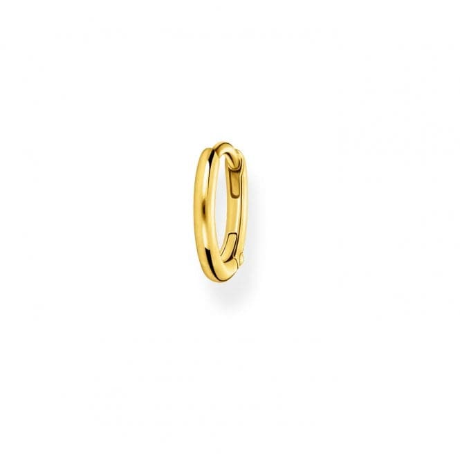 Yellow Gold Small Hoop Single Earring 13.5mm CR656 - 413 - 39Thomas Sabo Charm Club CharmingCR656 - 413 - 39