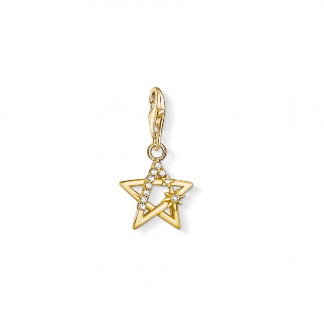 Yellow Gold Star Charm Pendant 1851 - 414 - 14Thomas Sabo Charm Club1851 - 414 - 14