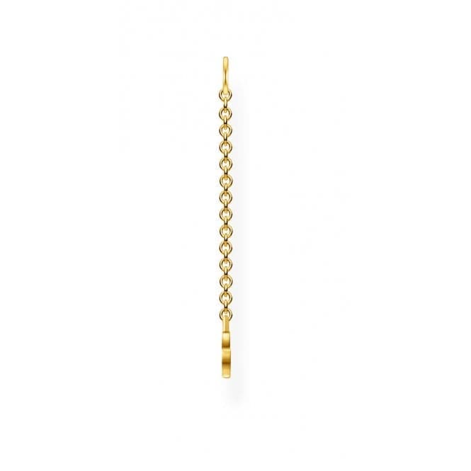 Yellow Gold Star Earring Chain Pendant EP005 - 413 - 39Thomas Sabo Charm ClubEP005 - 413 - 39