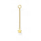 Yellow Gold Star Earring Chain Pendant EP005 - 413 - 39Thomas Sabo Charm ClubEP005 - 413 - 39