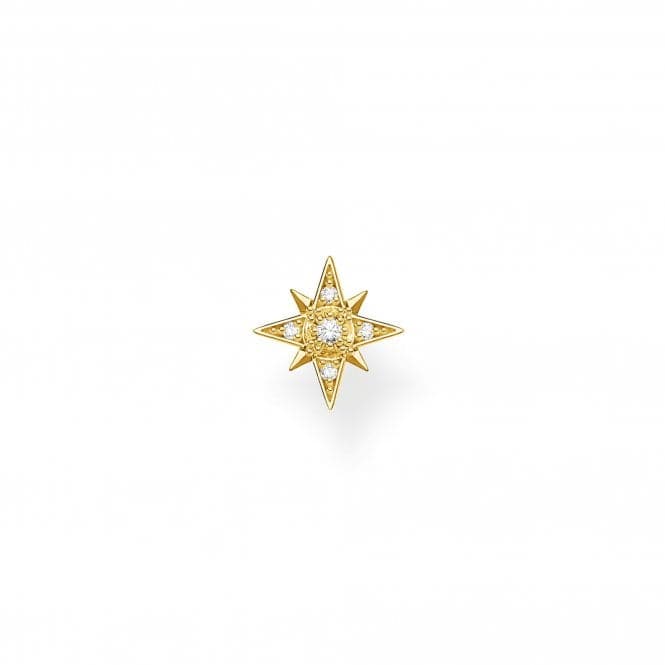 Yellow Gold Star Single Ear Stud H2144 - 414 - 14Thomas Sabo Charm Club CharmingH2144 - 414 - 14