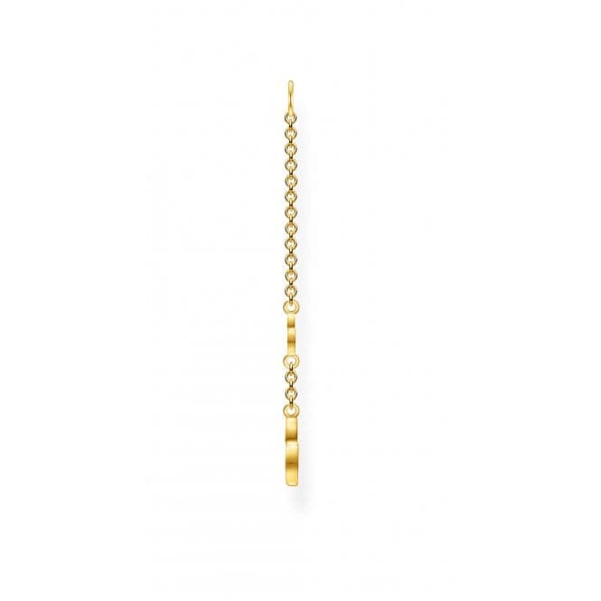 Yellow Gold Stars Earring Chain Pendant EP010 - 414 - 14Thomas Sabo Charm ClubEP010 - 414 - 14