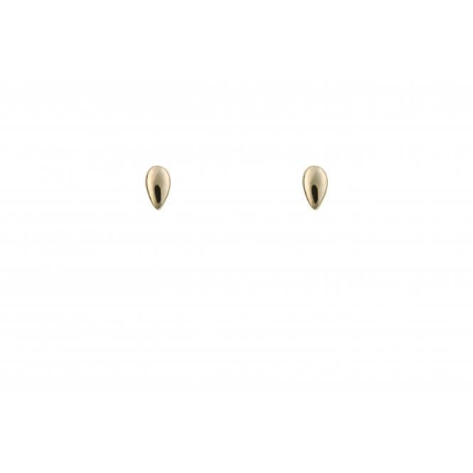 Yellow Gold Teardrop Stud Earrings GE2433Elements GoldGE2433