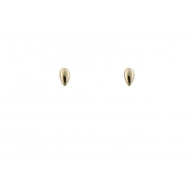 Yellow Gold Teardrop Stud Earrings GE2433Elements GoldGE2433