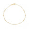 Yellow Gold Trace Pearl Bracelet GB518WElements GoldGB518W