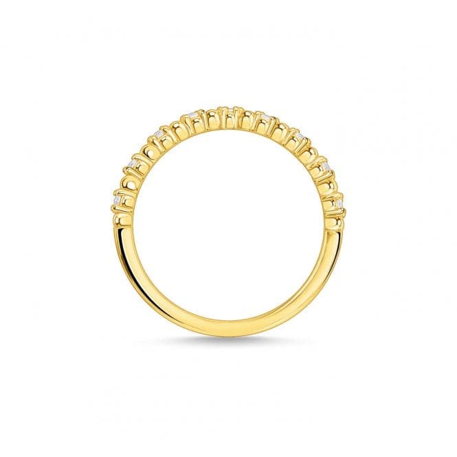 Yellow Gold Zirconia Criss Cross Ring TR2318 - 414 - 14Thomas Sabo Charm Club CharmingTR2318 - 414 - 14 - 48